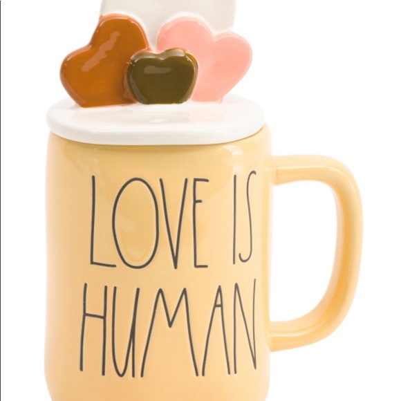 COPY - Brand New Original Package RAE DUNN Love Is Human Figural Mug Below $18 … - Picture 1 of 1